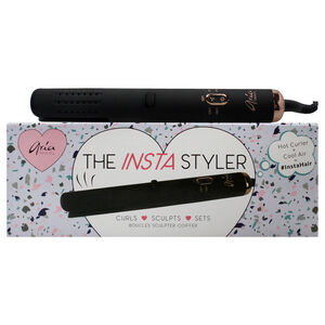 Insta Styler Ceramic Hair Curler- Black by Aria Beauty Women- 1 Pc Curling Iron